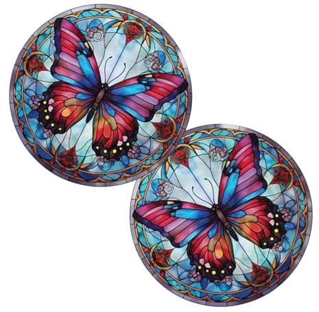 ABOOFAN 2piezas Pegatinas Decorativas Anticolisión Para Ventanas Protección Para Aves y Decoración Para Hogar