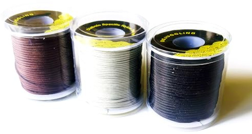 DSJUGGLING Pro Diabolo String Boxed, Double Layer Braiding with Inner Thread Professional Diabolo Strings in 20 and 30 Meters Optional High Speed Rope for All Diabolos (30m Black)