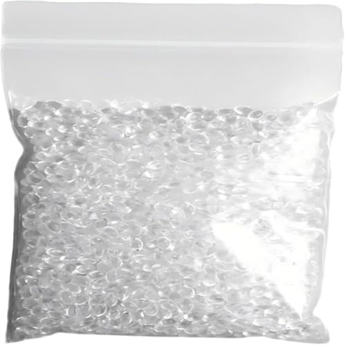 Moldable Plastic Polymorph Pellets – 200g Bioplastica trasparente – Perline termoplastiche da sciogliere a 90℃ – Gel modellabile e riutilizzabile per modellare e cosplay