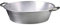 Pentole Agnelli FAMA412 Casseruola Alta con Maniglie, Alluminio, Argento, 60 cm