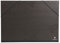 Clairefontaine 44800C Kraft Zeichenmappe (Gummizug, Rücken 30 mm, DIN A3+, innen: 29,7 x 42 cm, außen: 32 x 45 cm, ideal zur Aufbewahrung Ihrer Werke) schwarz