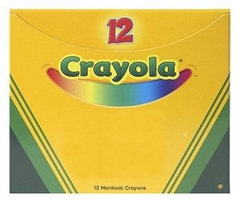 Crayola Single Color Crayon, 12 Count Box, Red; no. BIN520836038