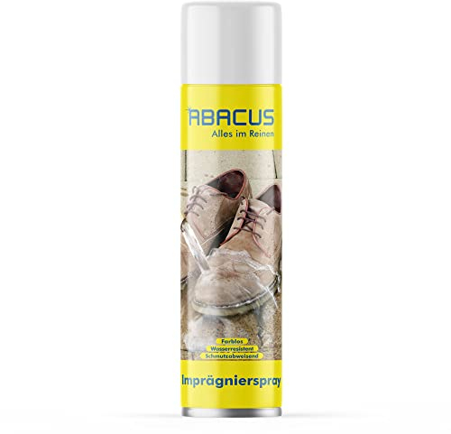 ABACUS® Spray imperméabilisant avec nano-vitrification, imperméabilisant textile effet lotus, imperméabilisant pour chaussures, nano-revêtement pour textiles, imperméabilisant tente - Spray