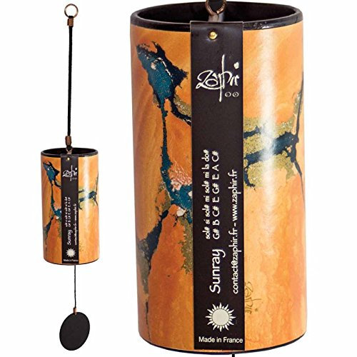 Zaphir Sunray Klangspiel Sommer G# - B - C# - E - G# - E - A - C# Windspiel Summer Metall Klangstäbe hochwertig präzise Handwerkskunst aus Frankreich Musik Klang Percussion Weltmusik