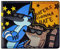 Regular Show Haters Gonna Hate Mordecai und Rigby Geldbörse/Geldbeutel Bi-Fold ID- & Kartenhalter, Schwarz
