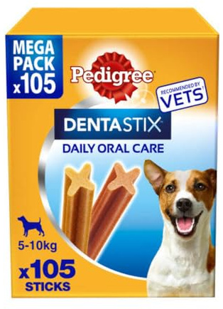 Mars Pedigree Dentastix Daily Oral Care Dental Chews Small Breed (105 Sticks)