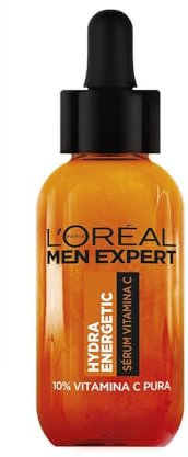L'Oréal Paris Men Expert Hydra Energetic Sérum Facial Vitamina C para Hombre, 30ml
