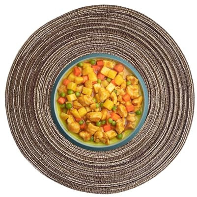 JIEBWCHA Manteles individuales tejidos redondos, manteles individuales, manteles individuales de cocina multiusos | Esterilla versátil para placas de cocina, almohadillas térmicas para tazas, platos,