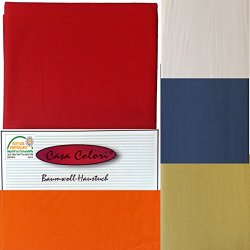 Baumwolle Betttuch / Haustuch / Bettlaken 150x250 cm in Beige