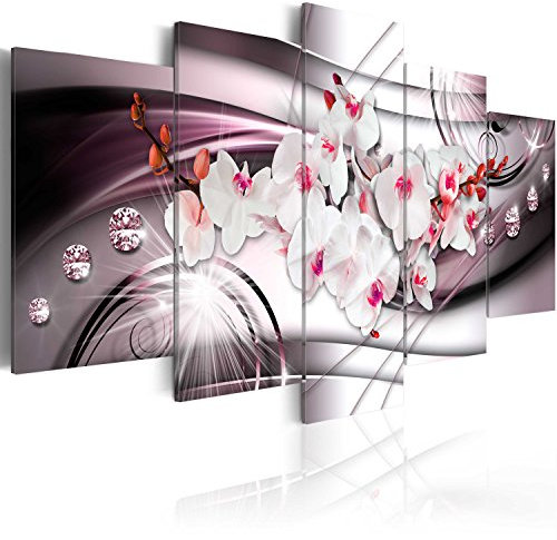 B&D XXL - Quadri Moderni in Vetro Acrilico da Esterno Orchidea 100x50