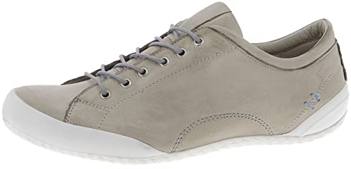 Andrea Conti Damen Schuhe Halbschuh Sneaker sportlich Leder Schnürung 0340559, Größe:38 EU, Farbe:Beige