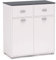 SZ Suarez Buffet Bajo Asfeld Blanco 2 Puertas 2 Cajones Cocina Almacenaje Estilo Moderno Mueble 90x80x40 cm