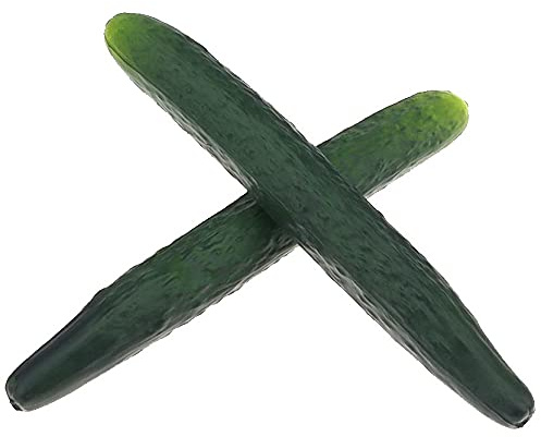 Meiwlong 2 PCS Künstliche Soft PU Gurke Dekoration Haushalt Party Gefälscht Grün Realistisch Gemüse Faux Modell Requisiten Garnierung Fest Küche