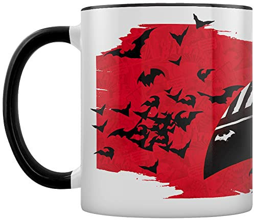Batman Contrast Mug (One Size) (White/Black/Red)