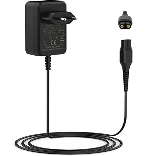 4.3V Philips One Blade Ladekabel für Phillips Oneblade QP2520 QP2570 QP2620 MG3730 MG3720 MG5720 MG5730 BT3208 BT3206 Charger Philip Norelco A00390 Rasierer Ladegerät Shaver Netzteil Ersatz Kabel 1.8M