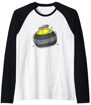 Curling Wintersport Stein Curling Besen Raglan
