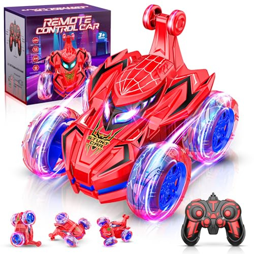 Braxel Remote Control Cars Toys, 360 Flips RC Car Boys Toys for 3 4 5 6 7 8 Year Old Boy Gifts, Monster Truck Boys Toys Age 3 4 5 6 7 8, Gifts for 3-9 Year Old Boys Easter Gifts for Kids