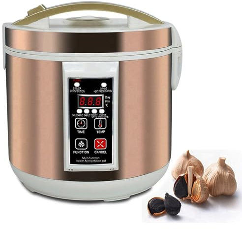 Fermentatore per aglio nero, vaso fermentatore multifunzionale, macchina per la fermentazione intelligente, vaso per fermentazione aglio nero, per yogurt, natto, riso dolce,6l