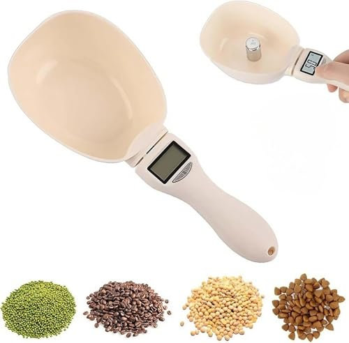 Cuillère Balance,Cuillere Balance Digitale, Pelle à mesurer Alimentaire, Balance numérique pour cuillère à mesurer, Balance pour cuillère à peser 800 g/0,1 g, Haute précision avec écran LCD