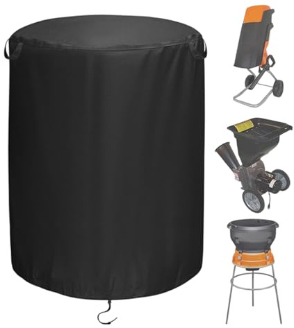 Housse de protection robuste pour déchiqueteuse à bois – Oxford 420D imperméable à l'eau et à la poussière – Bouclier de machine résistant aux UV | Housse d'équipement d'extérieur durable, protection