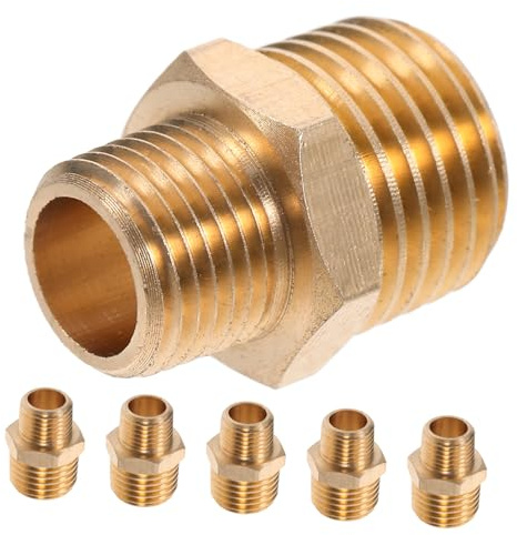 Homoyoyo 6Pièces Raccords de Tuyaux Adaptateurs de Tuyau Droits Connecteurs Pex avec Filetage Sécurisé Durabilité Accrue