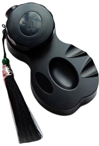 Inkwell – Porte-encrier étanche avec couvercle à vis de 60 g, bac de rangement pour l'écriture, le dessin | Porte-encrier avec pompons pour artiste étudiant pratique