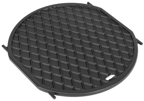 Denmay Gjutjärn grillplatta för Weber Gourmet BBQ system, gjutjärnsgrillpanna reservdelar för Weber GS4 Spirit II 200/300, Griddle Plancha tillbehör för Genesis II E-310, LX S-440