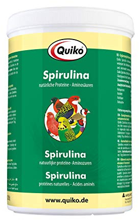 Quiko Spirulina 500g - Proteinreiches Einzelfutter für Ziervögel