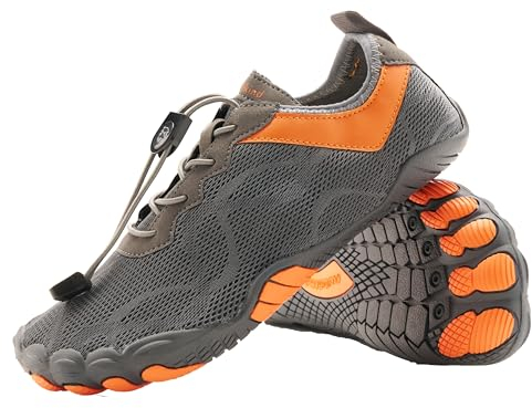 Freiluftkind Das Original – Kokoda rutschfeste Barfußschuhe (Dunkelgrau/Größe EU 37) – Der perfekte Barfußschuh für Dein Abenteuer – Barfusslaufschuhe Barfuss Schuhe Barefoot Shoes