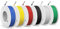 0,15mm² Cable eléctrico de silicona - SCHDRA 26AWG Cables Eléctricos - Cobre Estañado, Cable Trenzado, 6 Colores, 6 Metros Cada Uno, Conexión Flexible, Aislamiento de Alta Temperatura