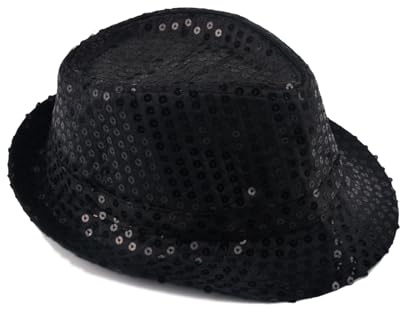 AWAVM Costume Hat for Boy Girls Western Jazz Dance Hat Black