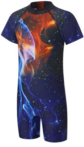 Aisyee Boys Swimsuit Kids All in One Swimming Costume Age 15-16 Years