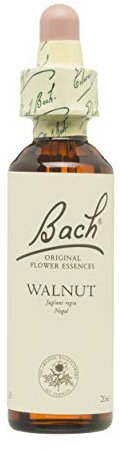 Bach - Flor de Bach Walnut, Complemento Alimenticio, con Extracto de Flores de Nogal, Uva de Alc 27% Vol, Ayuda a Gestionar las Emociones Cuando Se Quiere Adaptarte a los Cambios - 20 ml