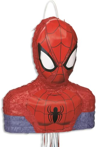 Ultimate Spider-Man 3D Pinata (38cm x 45cm) 1 Piece - Perfect for Kids' Birthday Parties and Events