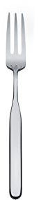 Alessi IS02/17 Collo-alto Set di 6 Forchette da Pesce in Acciaio Inossidabile 18/10, Finitura Lucida