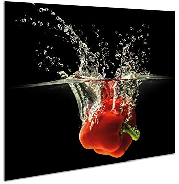 Plateau de protection universel pour plaques de cuisson en verre trempé de 4 mm, pour verre, céramique, induction 1 Pi?ces 60 x 52 cm | Planche ? Découper | protection murale en verre dans la cuisine