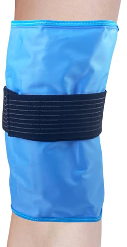 Lectorias 1 Stück Kühlpads Knie Kalte Therapie, Kühlpad Kühlkompresse Kalt Warm Kompresse, Kühlmanschette Knie Kühlbandage von Gelenk und Muskelschmerzen Verletzungen Handgelenk Arm Knie Hals Knöchel