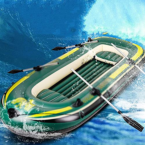 NOALED Schlauchboot mit Rudern 2/3/4 Personen, Schlauchboote für Erwachsene, Schlauchboote für Flüsse, Angelboot