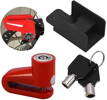 CHICAMPERA Candado Antirrobo para Moto Freno de Disco, Seguridad y Material Metálico