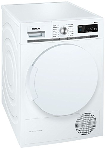 Siemens WT44W5W0 Sèche-linge à pompe à chaleur/A+++ / 8 kg/grand écran avec départ différé/auto-nettoyage automatique/blanc