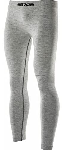 SIX2 Leggings Merinos Carbon Underwear Wool Grey - XXL/XXXL