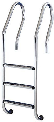 Escalera Piscina Muro Estrecho Mixto Acero INOX 316L. 4 Peldaños