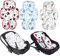 Primawela Sitzverkleinerer - Maus Flowers Wald- Baumwolle Baby Kind für Auto Kindersitz Babyschale Einsatz (Mäuschen)