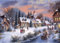 Warme Winternacht 70 x 50 cm Puzzle 1000 Teile - Klassischer Erwachsener Puzzle mit 1000 Teilen, Pädagogisches Spielzeug für Erwachsene und Kinder ab 14 Jahren