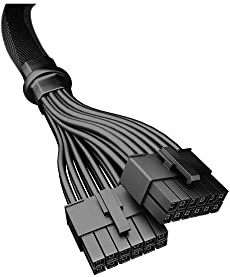 be quiet! 12VHPWR Adapter Cable CPH-6610, 12+4-Pin GPU-Kabel, 600W, kompatibel mit BQ ATX 2.X Netzteilen, elegantes Design mit schwarzem Sleeve, 600 mm Länge
