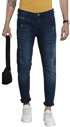 The Indian Garage Co Men Blue G- COLT CARROT FIT Jeans Jeans (pack of 1), Blue, 32