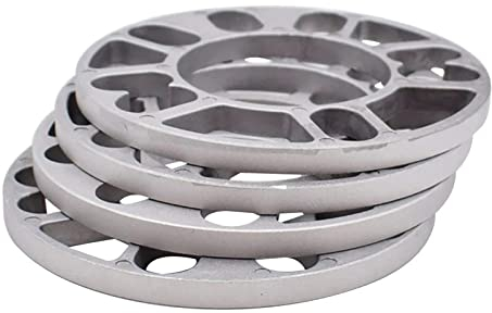 Distanziatori per ruote, 4 pezzi, distanziatori per ruote, 4 fori, 5 fori, 6 fori, distanziali universali, distanziali ampliati 5/8/10 mm di spessore (10 mm)