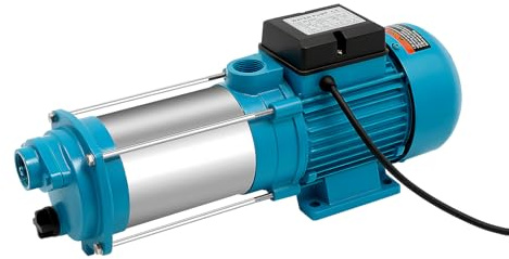 Gyropump husvattenverk trädgårdspump vattenpump 230v pumpkontroll IP 44 (2 200 W 122 m) 2850 RPM