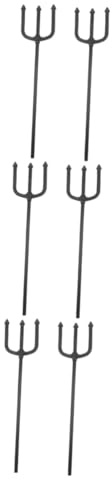 PRETYZOOM 6pcs Demon Prop Pitch Fork for Cosplay Party Halloween Decor Stylish Witch Accessory