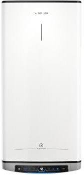 Ariston Velis Evo Dune Dry WiFi 65L – Chauffe-Eau Extra Plat Multiposition – 25% d'Économie d'Énergie – NF – Résistances DRY x2 – Eau Calcaire – Flexibilité Énergétique